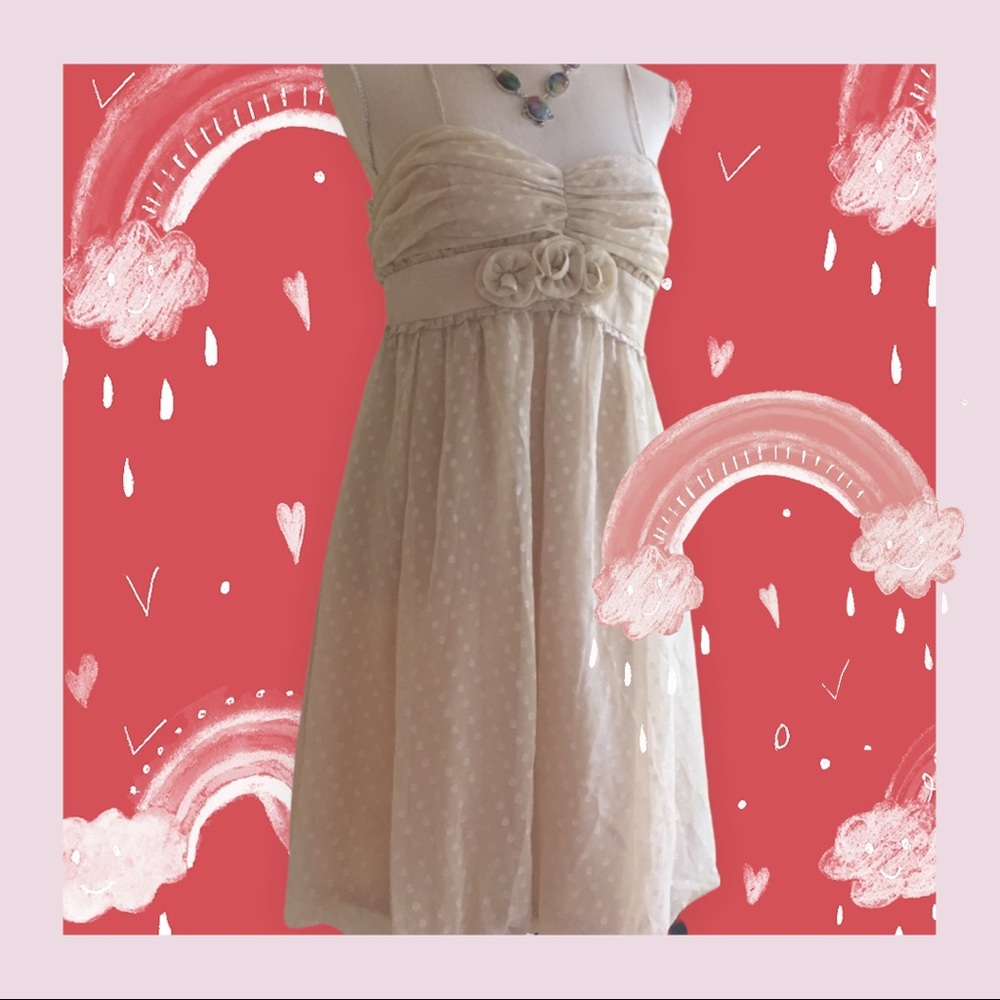 Essentials by A.B.S polka dot dress